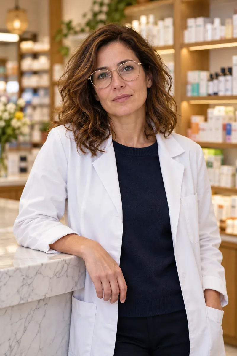 Marta Gil, farmacéutica