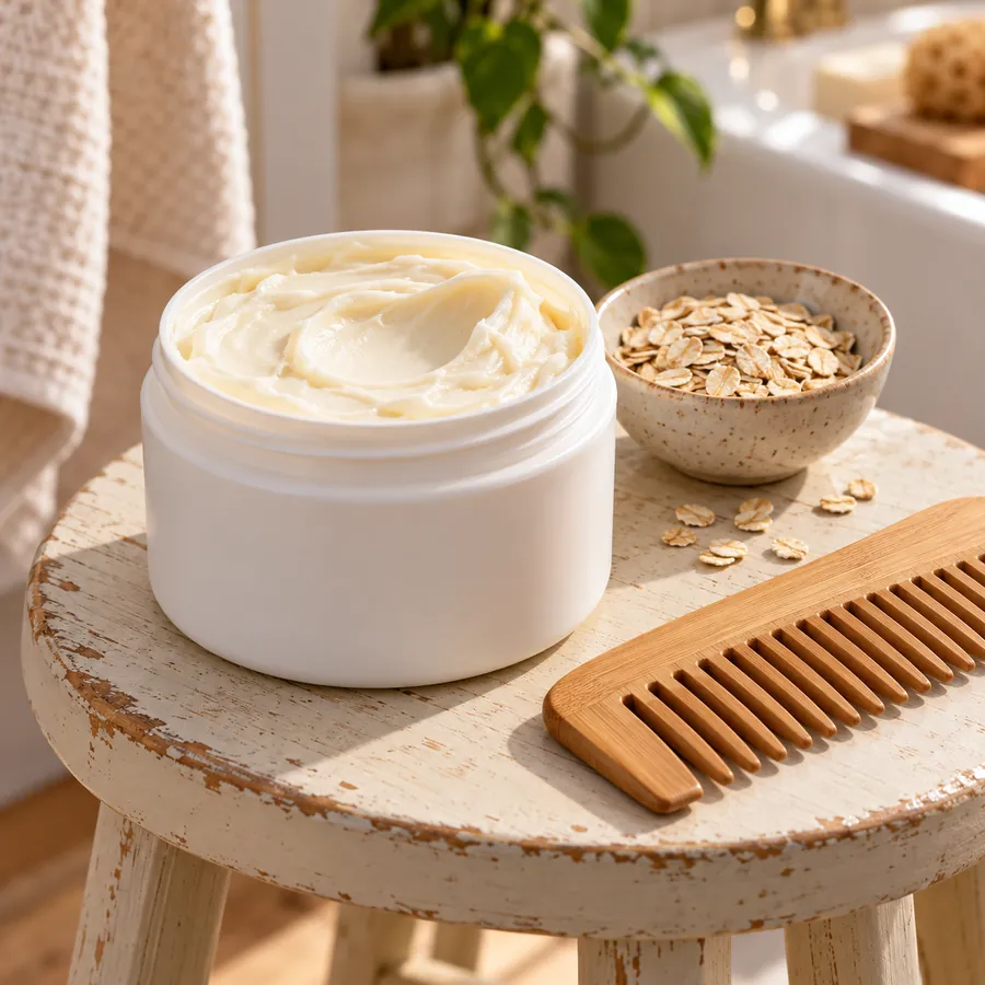 Mascarilla reparadora de avena de Brezo & Co.