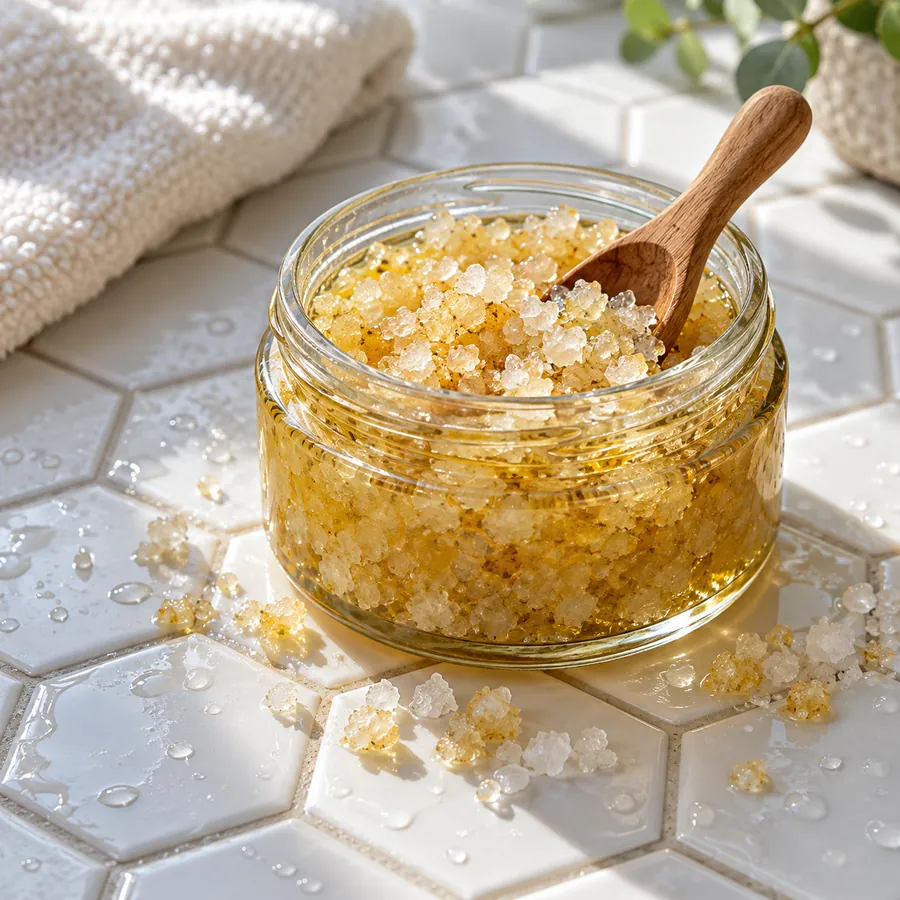 Exfoliante corporal de sal marina de Salitre